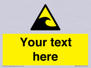 Custom warning tsunami hazard zone